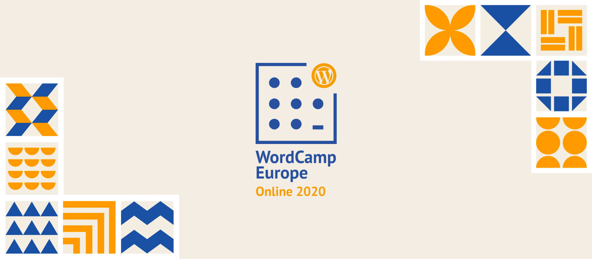 WordCamp Europe Online 2020 Header mit WCEU-Logo