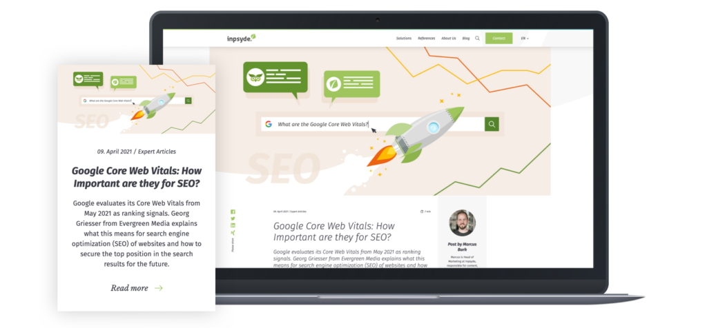 Core Web Vitals - SEO and Content Marketing - WordPress Agency Inpsyde